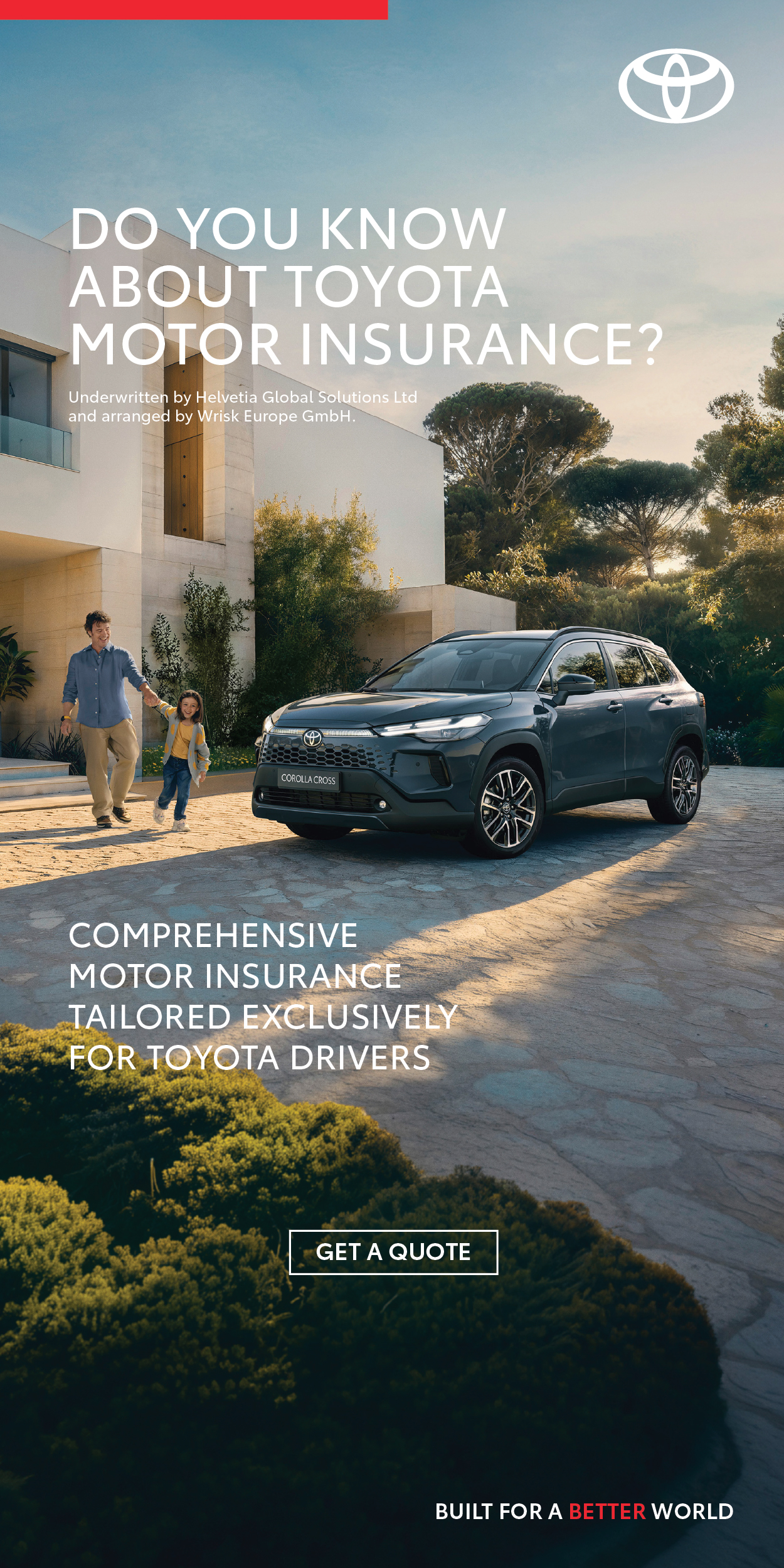 Toyota Motor Insurance - Get A Quote